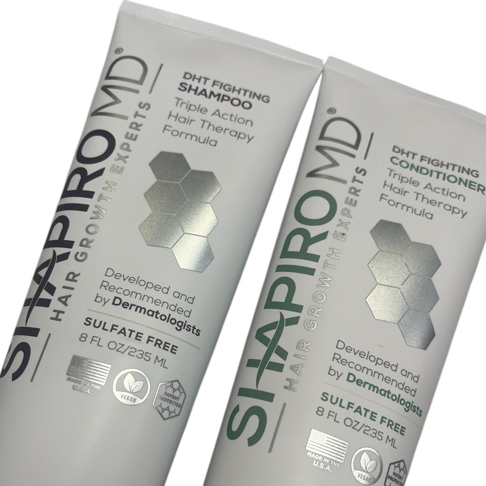 NWT Shapiro MD DHT Fighting Shampoo and Conditioner Duo For Thinning Hair - Picture 3 of 6